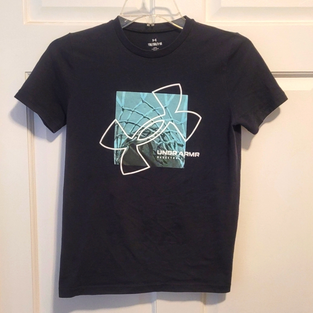 Under Armour Boys Black Graphic T-Shirt